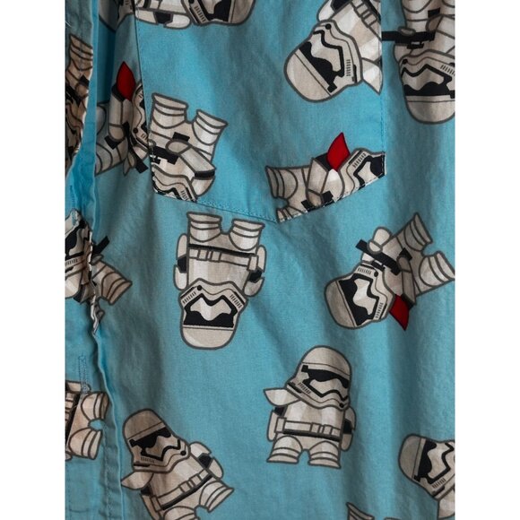 Disney Parks Star Wars Stormtrooper Print Button-Up Shirt S Unisex - Picture 5 of 7
